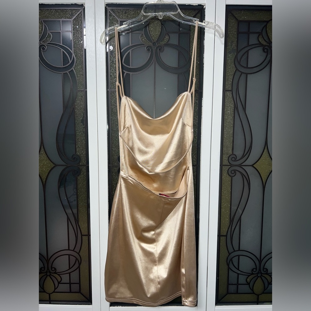 Rose gold dress